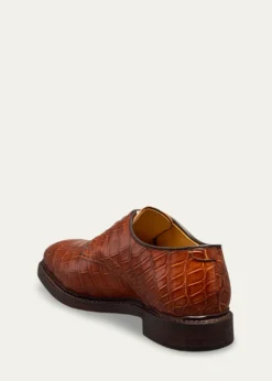 Allen Edmonds ReserveMen's Maxwell Crocodile Leather Derby Shoes