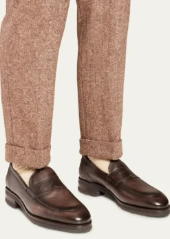 Allen Edmonds ReserveMen's Roman Grained Leather Penny Loafers
