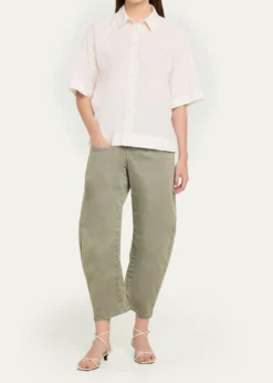 All ThreeAisla Poplin Button-Front Shirt
