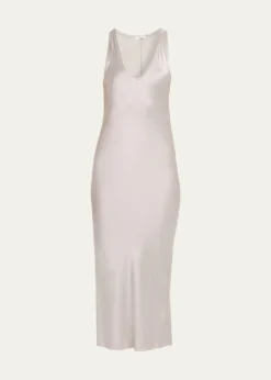 All ThreeAnna Silk Midi Dress