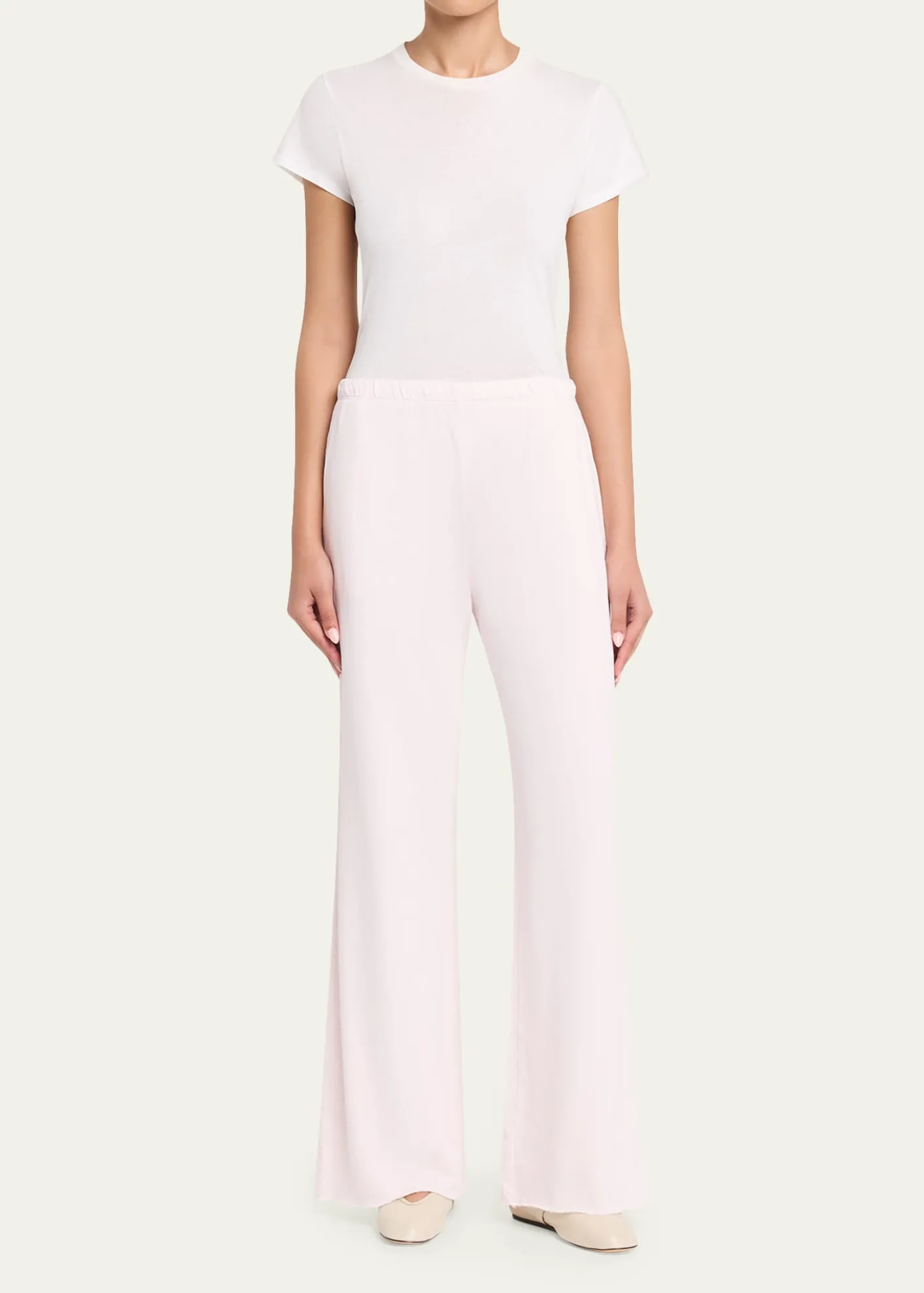 All ThreeDov Wide-Leg Cotton Sweatpants