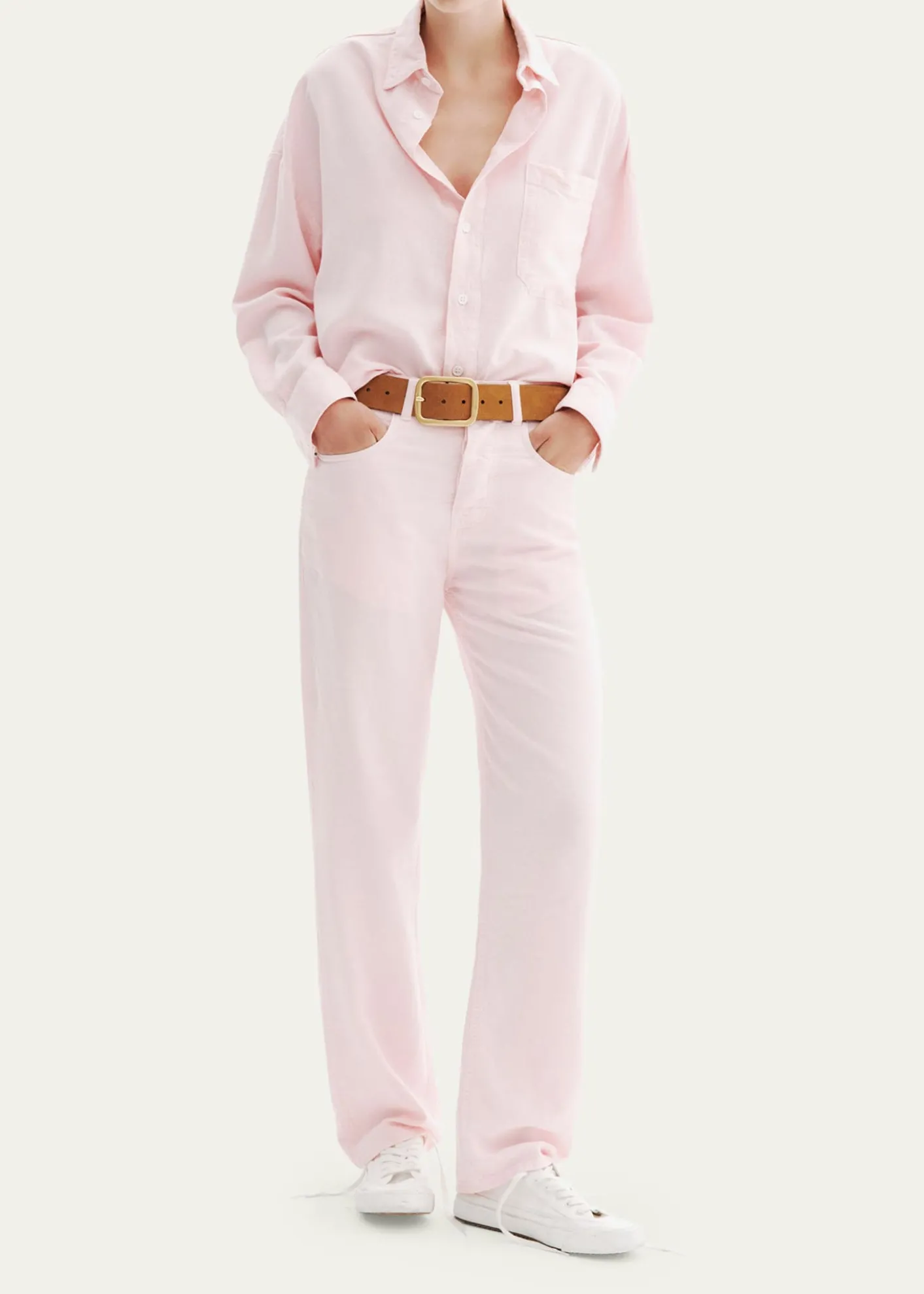 All ThreeErin Button-Front Shirt