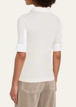 All ThreeMaria Rib Henley Shirt