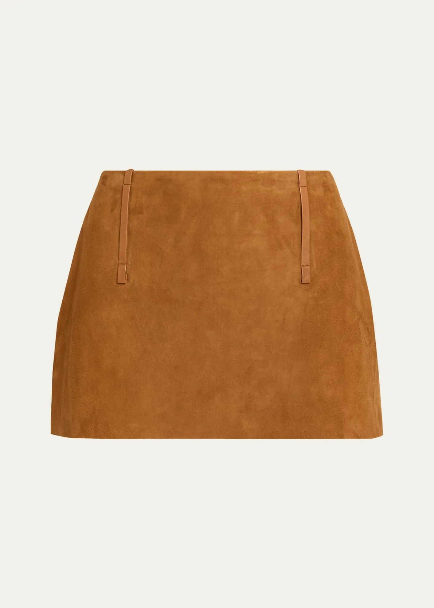 All ThreeTirza Suede Mini Skirt