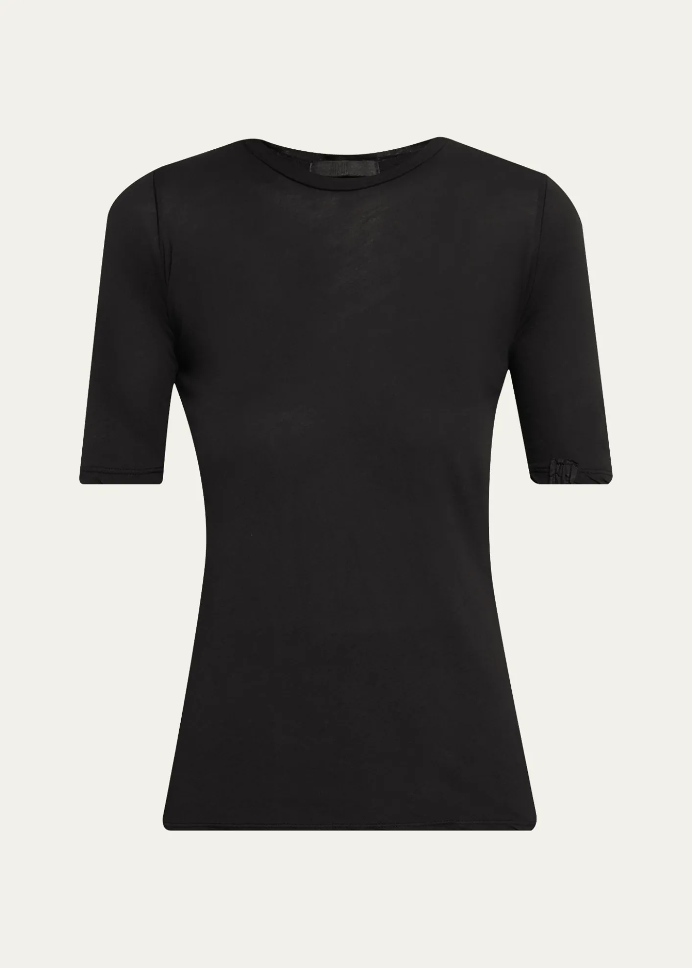 All ThreeVictoria Three-Quarter Sleeve Cotton Top