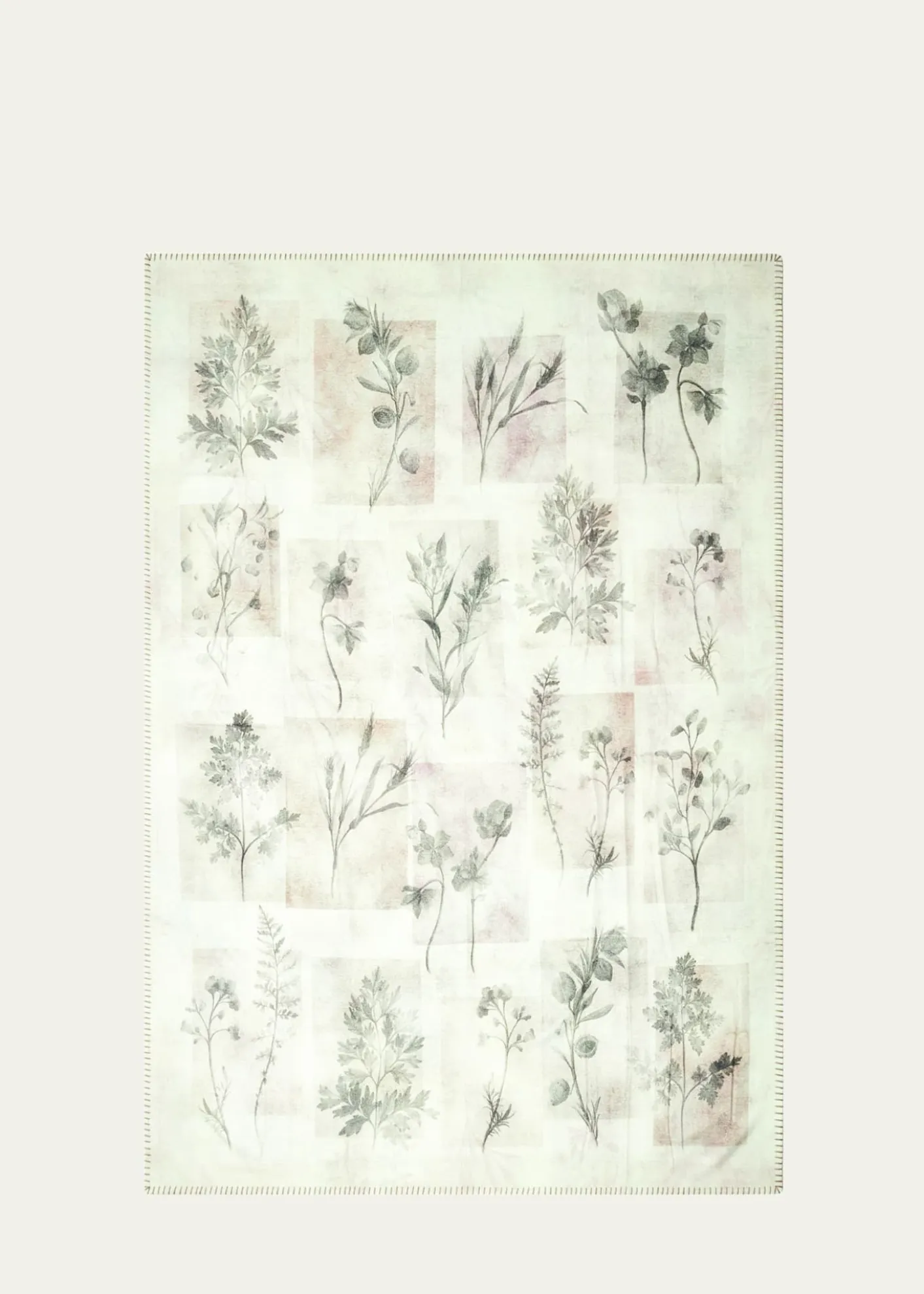 AlonpiBotanical Throw Blanket
