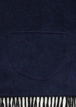 AlonpiCashmere Fringe Trim Pocket Scarf