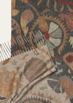 AlonpiFringed Paisley Cashmere Scarf