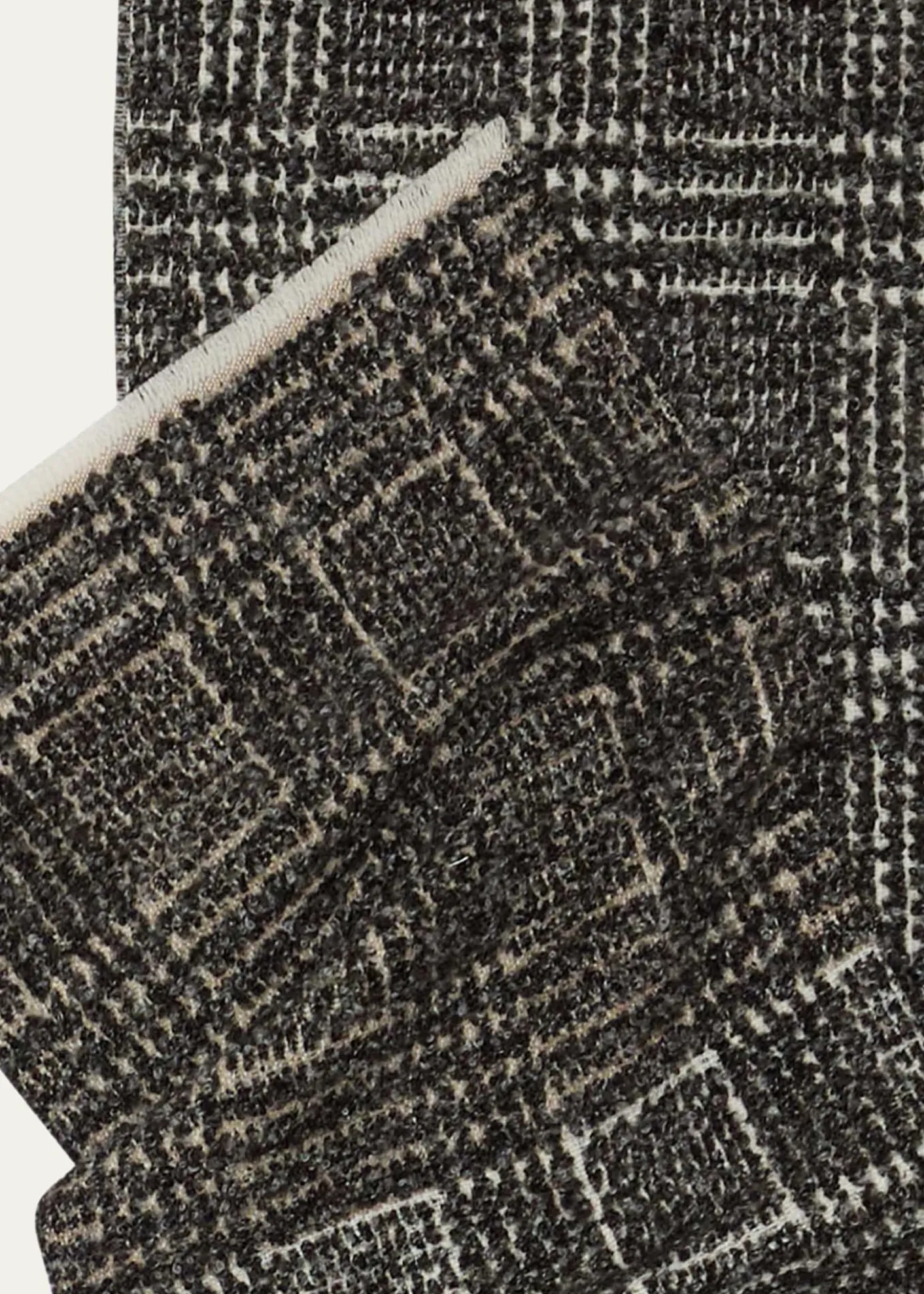 AlonpiPlaid Cashmere Wool Blend Scarf