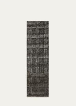 AlonpiPlaid Cashmere Wool Blend Scarf