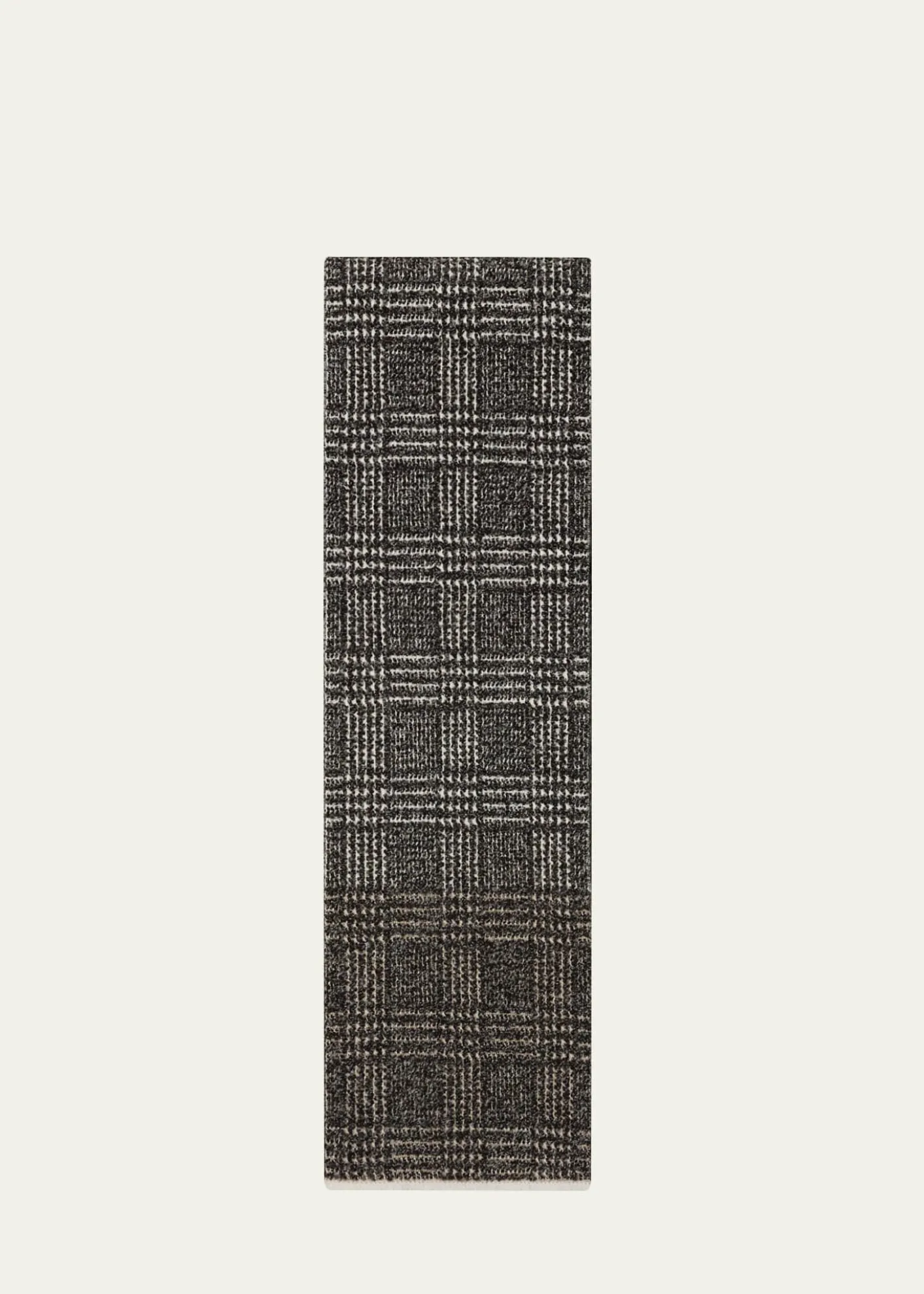 AlonpiPlaid Cashmere Wool Blend Scarf