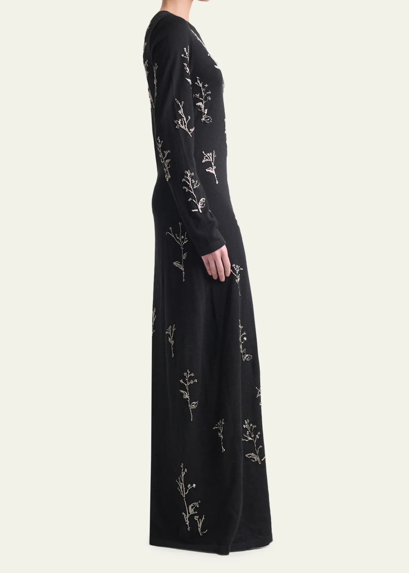 AltuzarraBozka Beaded Long-Sleeve Dress