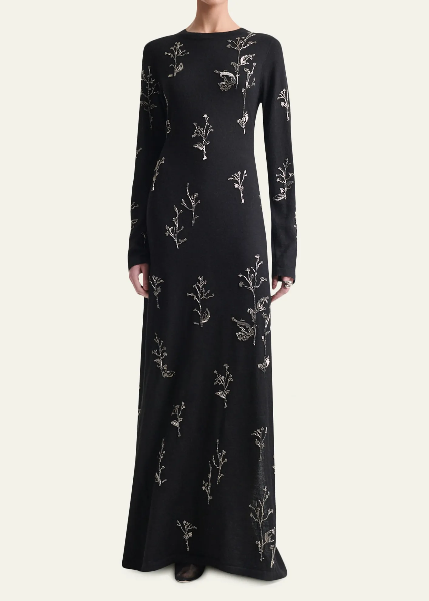 AltuzarraBozka Beaded Long-Sleeve Dress