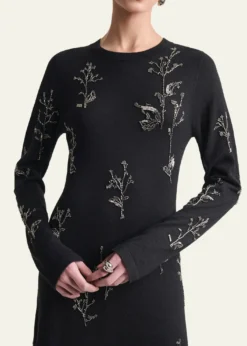 AltuzarraBozka Beaded Long-Sleeve Dress