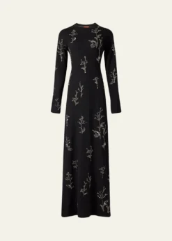 AltuzarraBozka Beaded Long-Sleeve Dress
