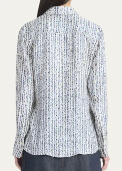 AltuzarraChika Silk Button-Front Top