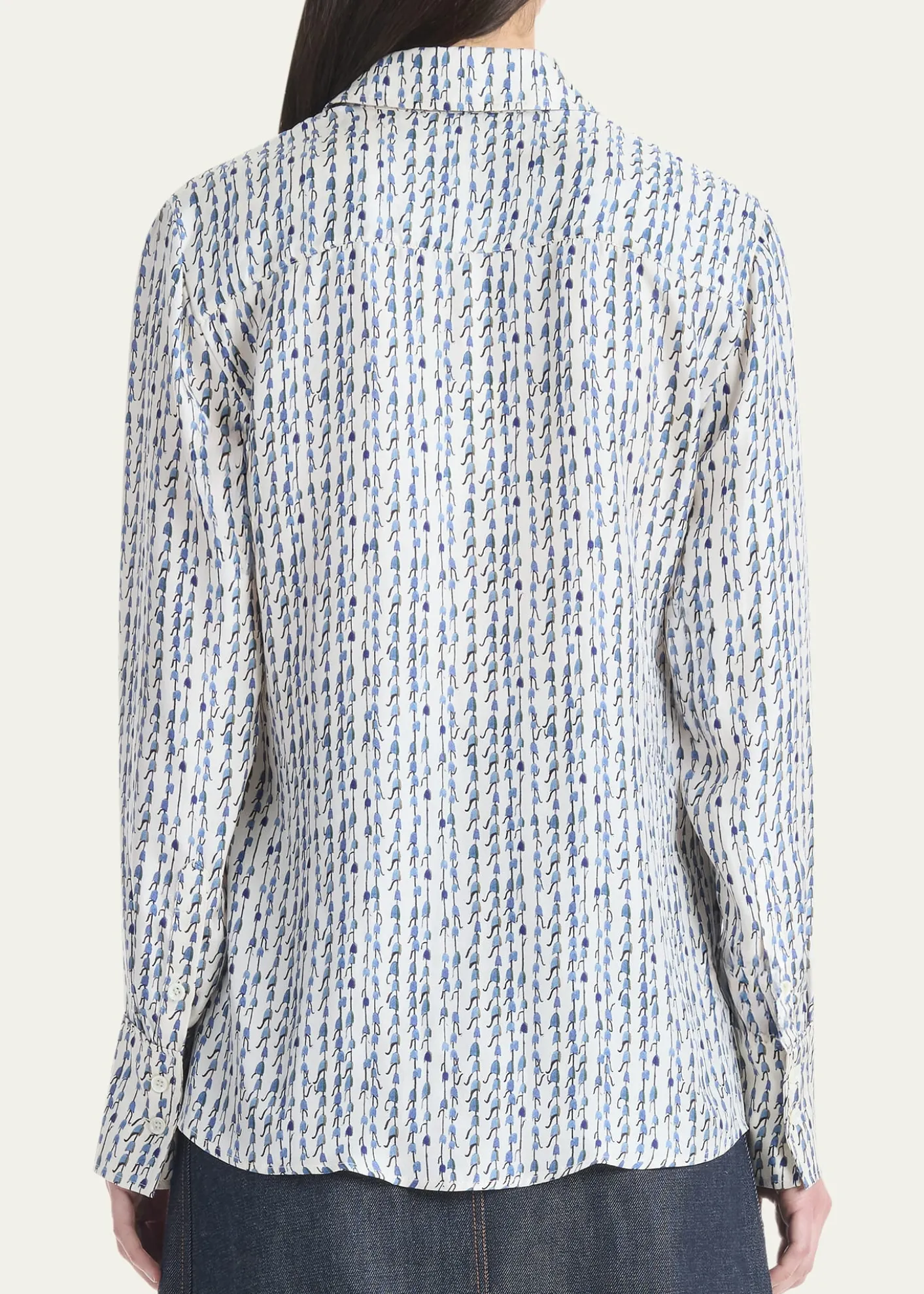 AltuzarraChika Silk Button-Front Top