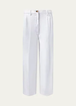 AltuzarraDash Pleated Wide-Leg Jeans