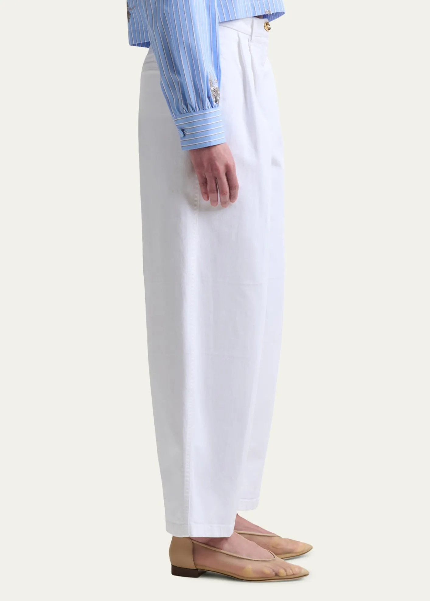 AltuzarraDash Pleated Wide-Leg Jeans