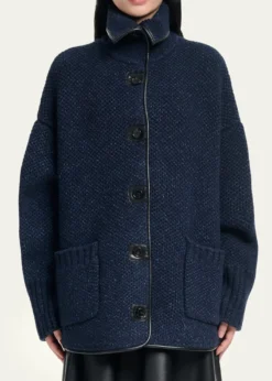 AltuzarraLlewellyn Funnel-Neck Wool Jacket