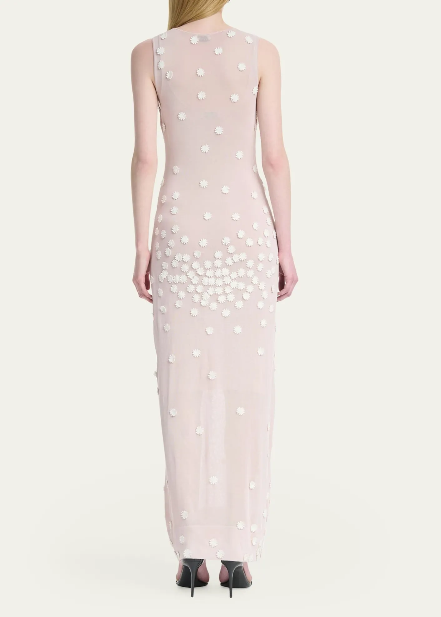AltuzarraNelly Degrade Flower Applique Mesh Maxi Dress