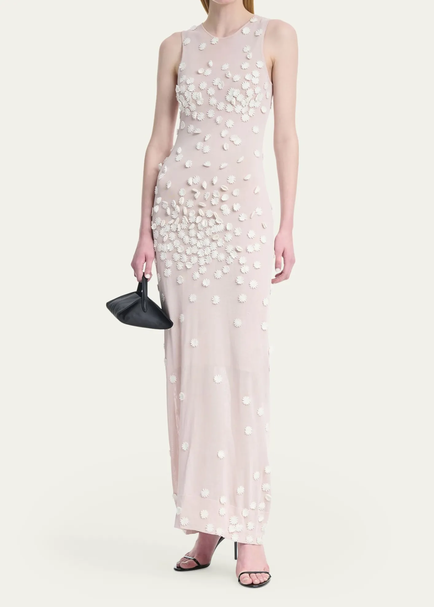 AltuzarraNelly Degrade Flower Applique Mesh Maxi Dress