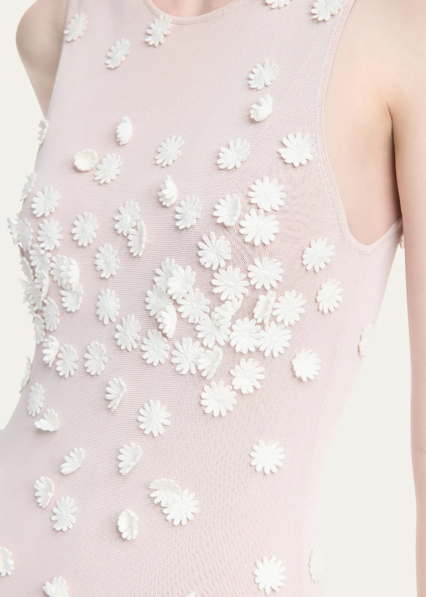 AltuzarraNelly Degrade Flower Applique Mesh Maxi Dress