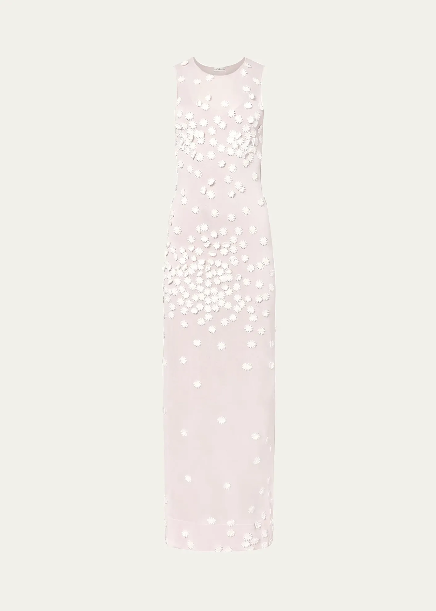 AltuzarraNelly Degrade Flower Applique Mesh Maxi Dress