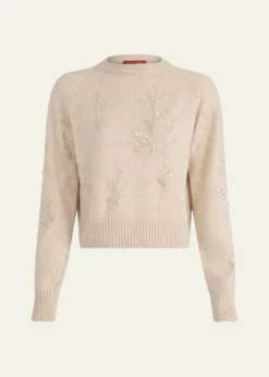 AltuzarraPaulie Beaded Crewneck Sweater