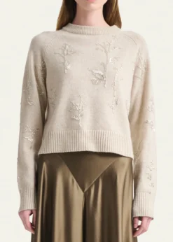 AltuzarraPaulie Beaded Crewneck Sweater
