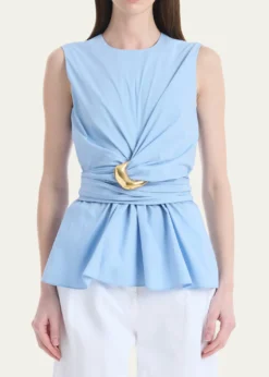 AltuzarraTizzy Gathered Sleeveless Top