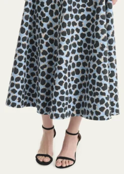 AltuzarraVarda Animal-Print Midi Skirt