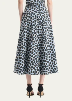 AltuzarraVarda Animal-Print Midi Skirt