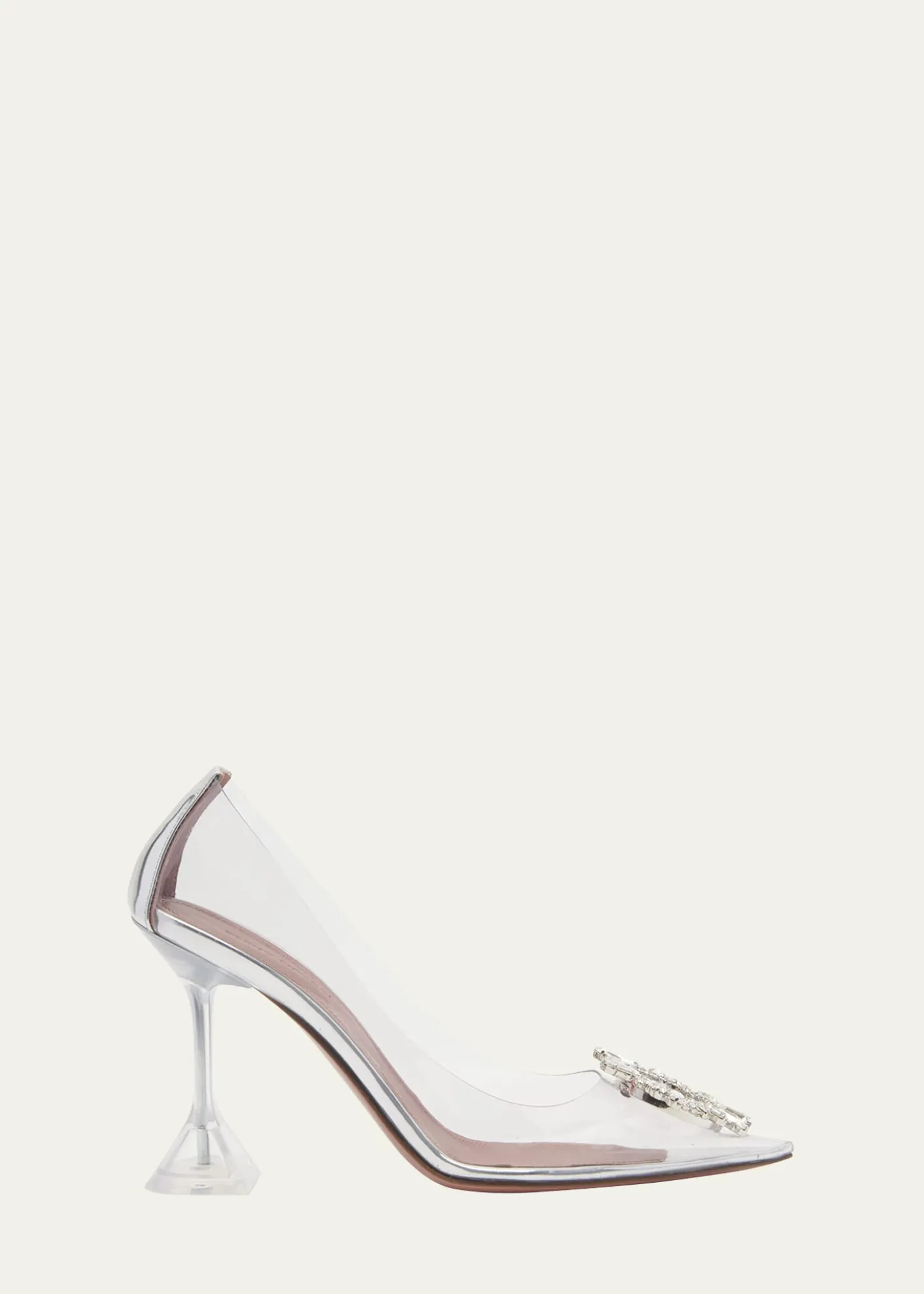 Amina MuaddiBegum Plexi Jewel Pumps