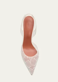Amina MuaddiHolli Lace Slingback Pumps