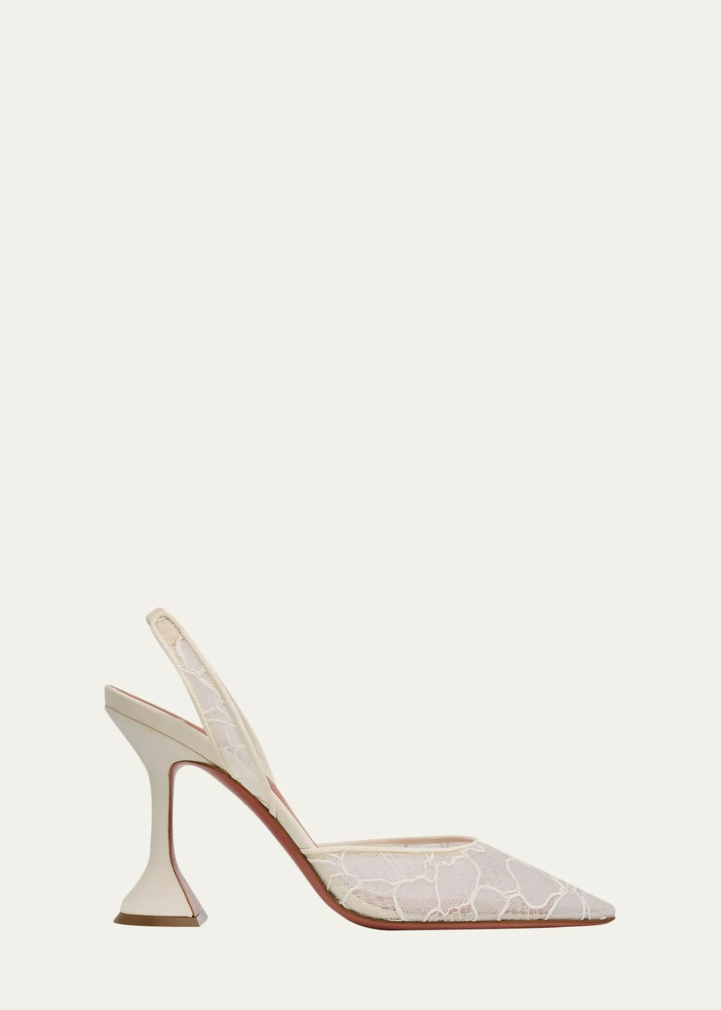 Amina MuaddiHolli Lace Slingback Pumps