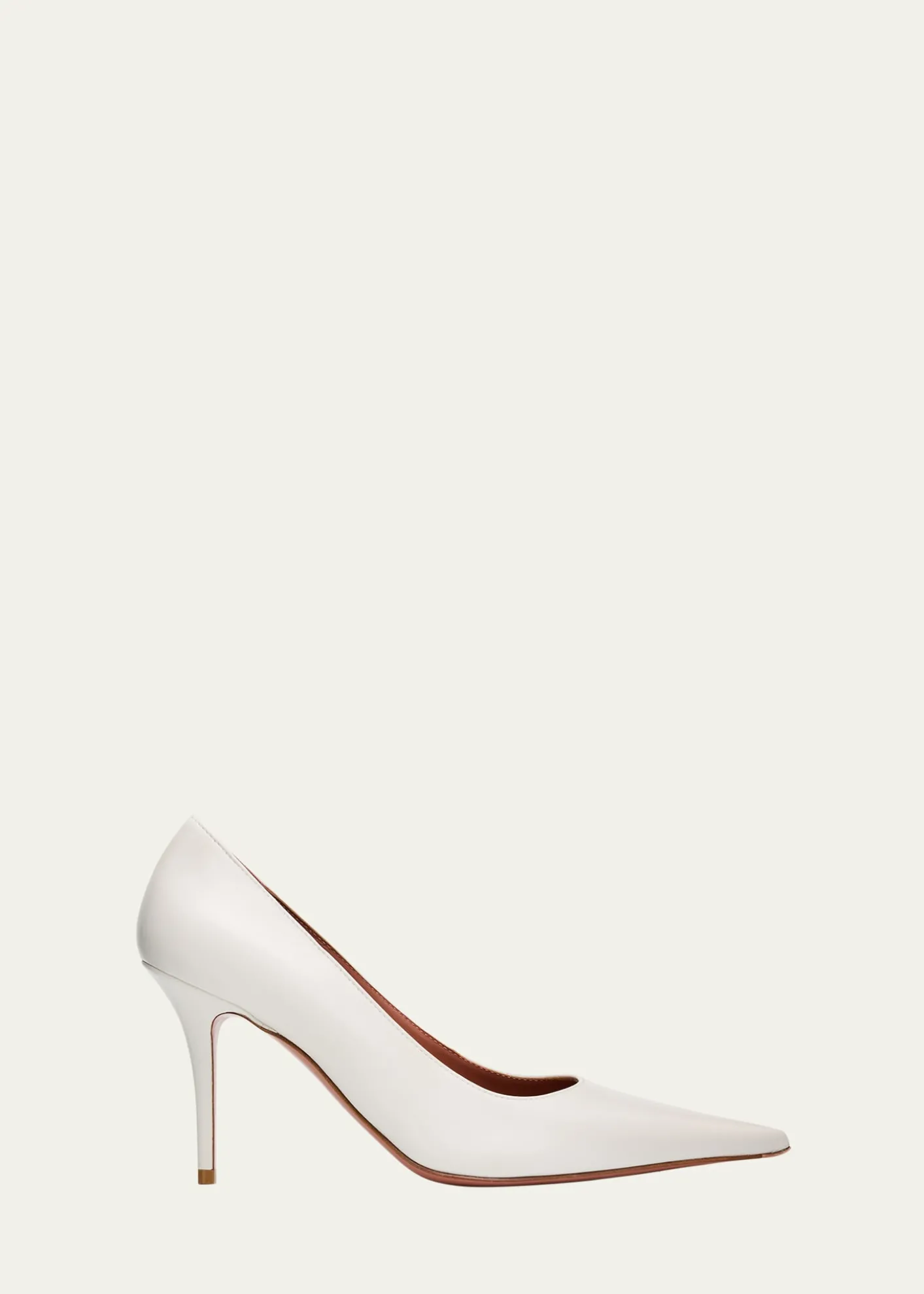 Amina Muaddi90mm Barbara Leather Pointed-Toe Pumps
