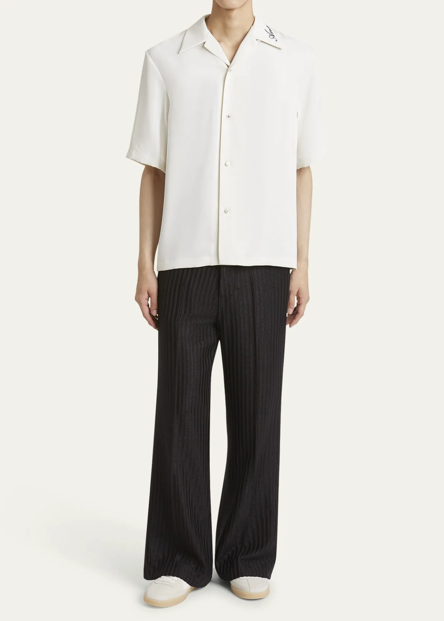 AmiriMen's Brushed Polyester Camp Shirt