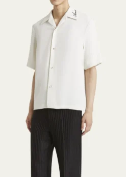 AmiriMen's Brushed Polyester Camp Shirt