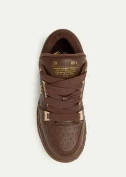 AmiriMen's Chrome MA-1 Leather Low-Top Sneakers