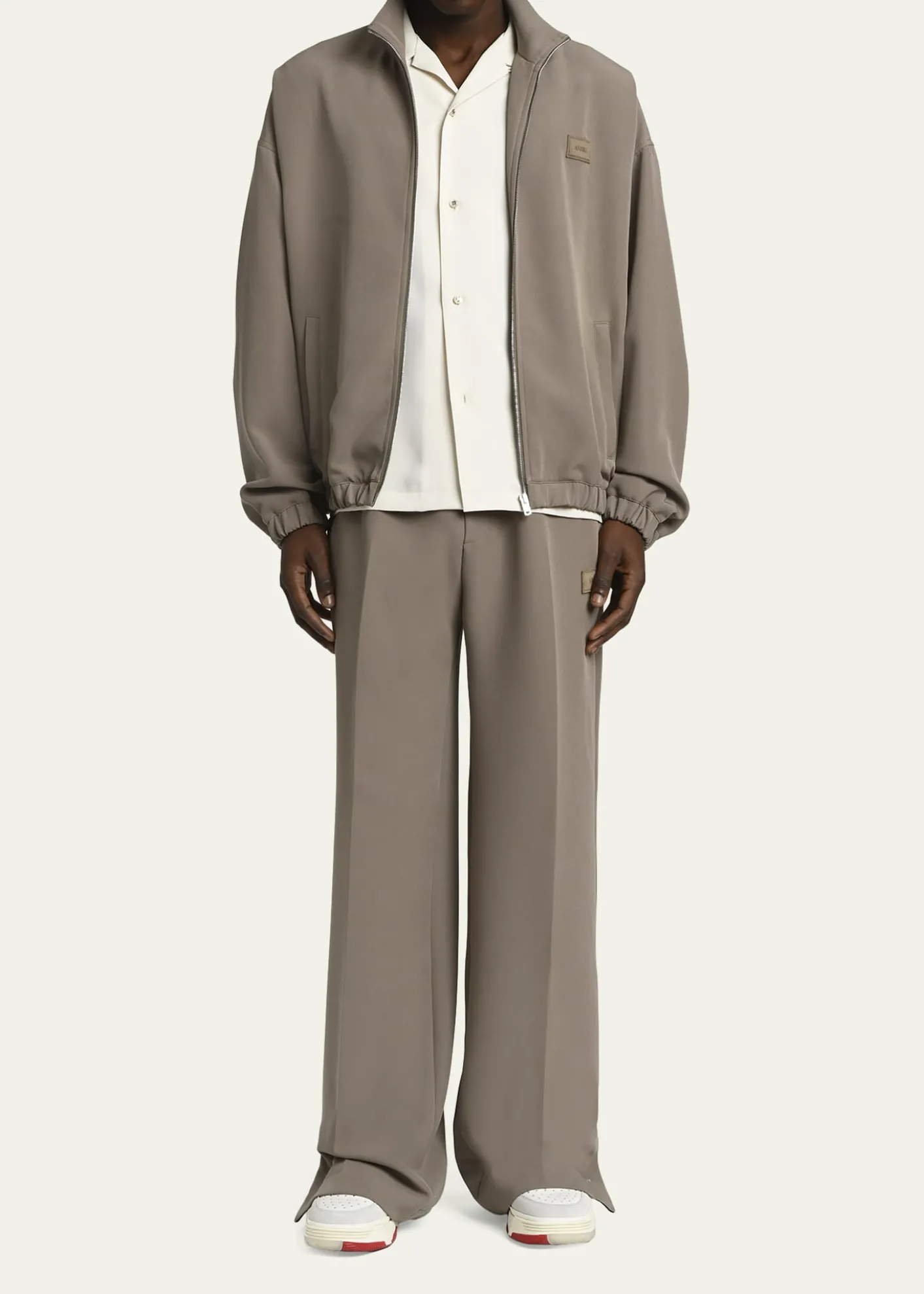 AmiriMen's Logo Patch Full-Zip Blouson