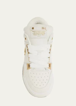 AmiriMen's MA-1 Leather High-Top Sneakers
