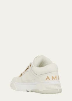AmiriMen's MA-1 Leather High-Top Sneakers