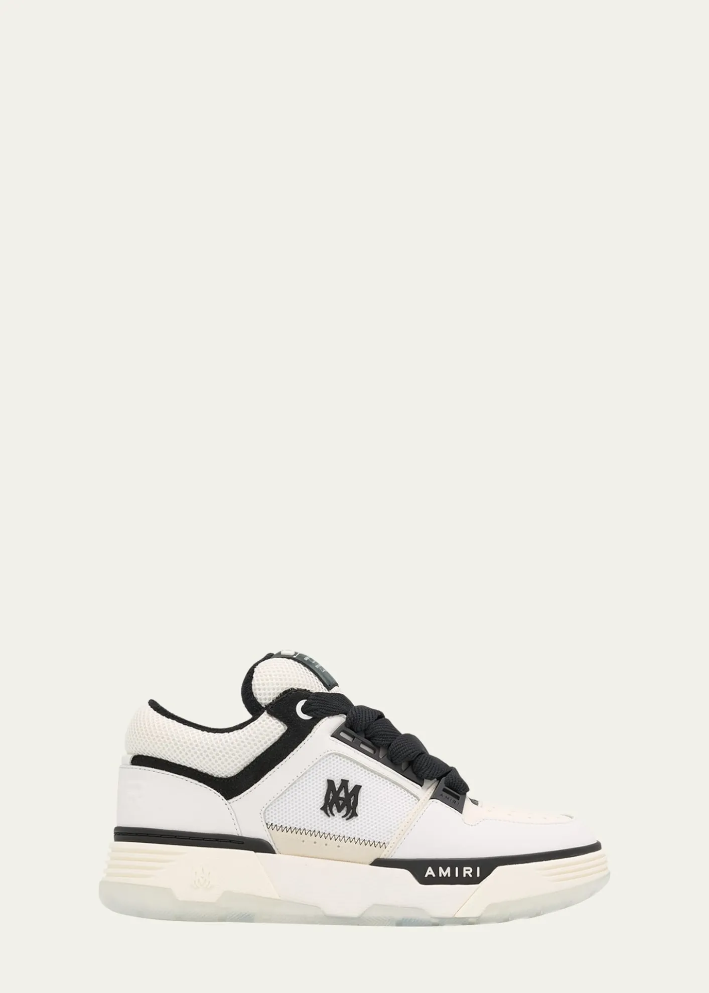 AmiriMen's MA-1 Leather & Mesh Low-Top Sneakers