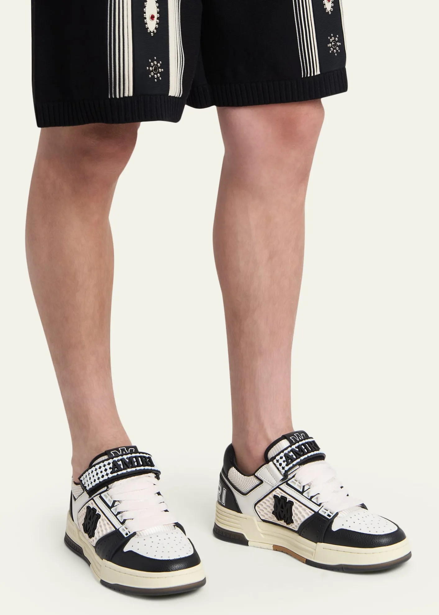 AmiriMen's Ma Skyline Mesh and Leather Low-Top Sneakers