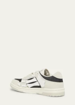 AmiriPacific Bones Mixed Leather Sneakers