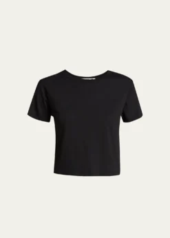 AMO DenimBabe Cropped Crewneck Tee