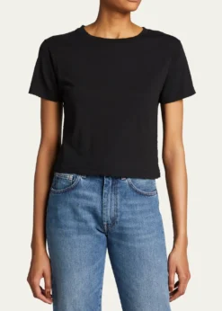 AMO DenimBabe Cropped Crewneck Tee