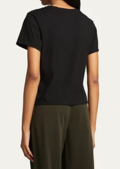 AMO DenimClassic Cotton Short-Sleeve Crewneck Tee
