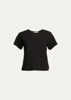 AMO DenimClassic Cotton Short-Sleeve Crewneck Tee